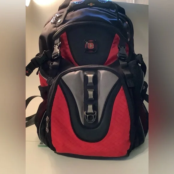 SwissGear Bags Swiss Gear Maxxum Computer Backpack Blackred